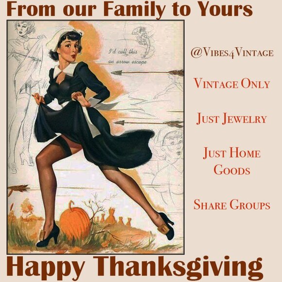 Vibes4Vintage Thanksgiving Banners - Picture 1 of 5